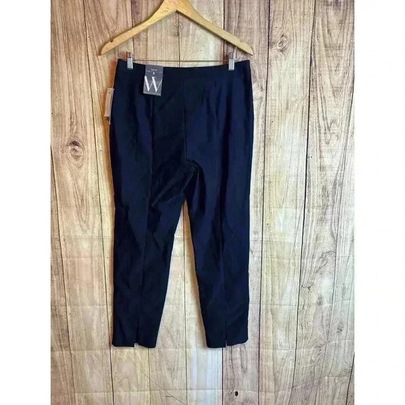 Worthington Black Dress Pants Slim Leg with Stretch Women's Size 8 NEW - Picture 4 of 11